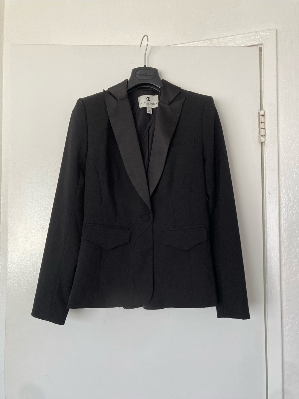 Altuzarra Black Tailored Peplum Blazer - Picture 9 of 11